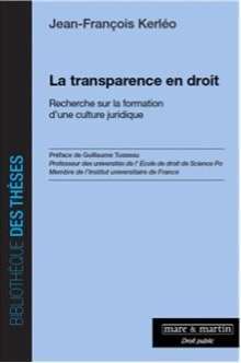 La transparence en droit